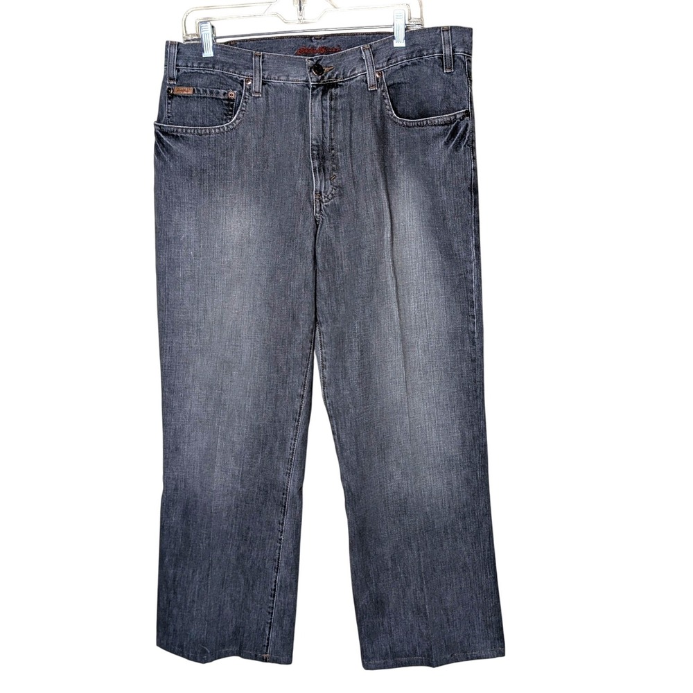 Eddie Bauer Men's Gray 100% Cotton Jeans Size‎ 36x28